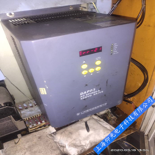 交流異步主軸伺服單元DAP03-055報ERR21故障代碼速修/伺服驅(qū)動器維修售后,當天修復(fù)