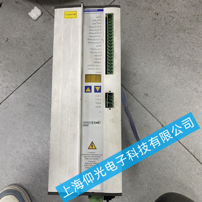 科爾摩根伺服驅動器維修S61400上電顯示報警F07故障維修